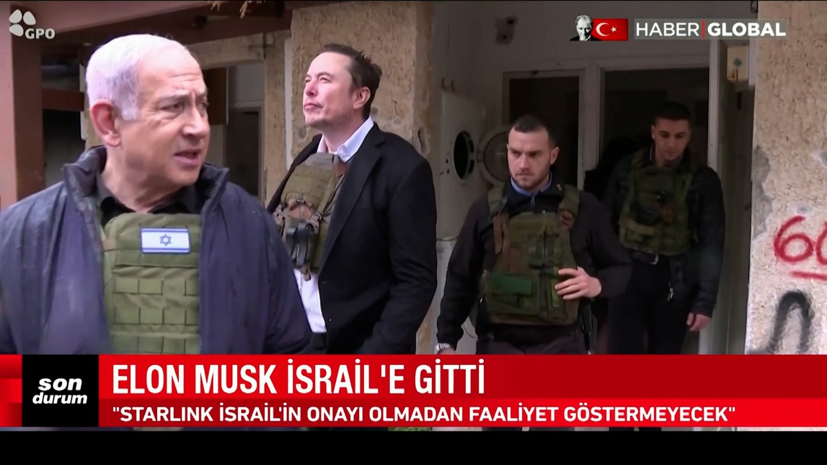 Elon Musk, İsrail'de Netanyahu ile görüştü
