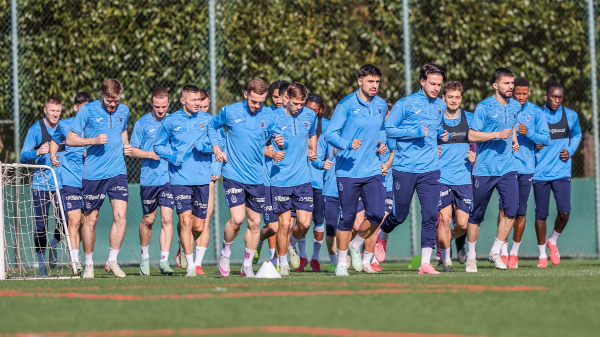 Trabzonspor'da, Başakşehir maçı hazırlıkları devam etti