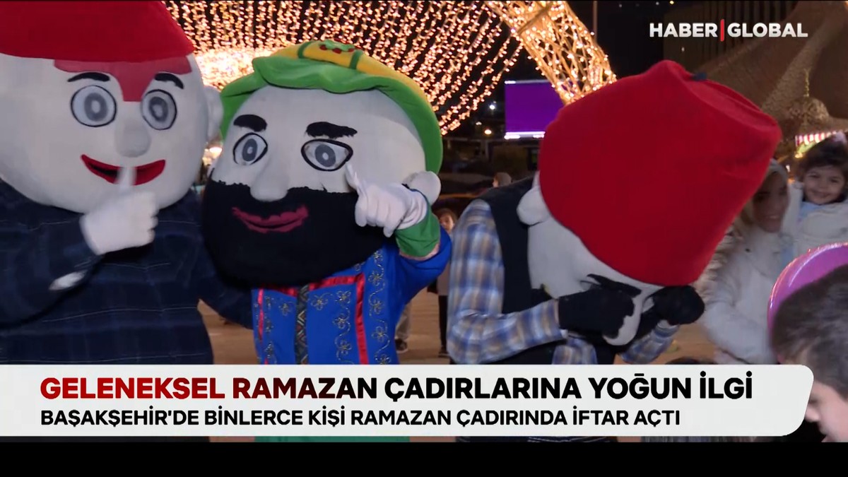 Geleneksel Ramazan çadırlarına yoğun ilgi!