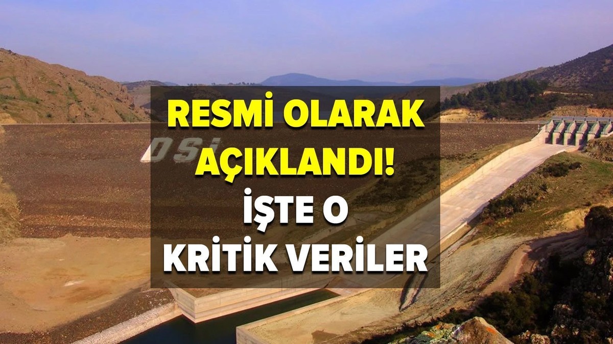 Baraj doluluk oranları belli oldu!