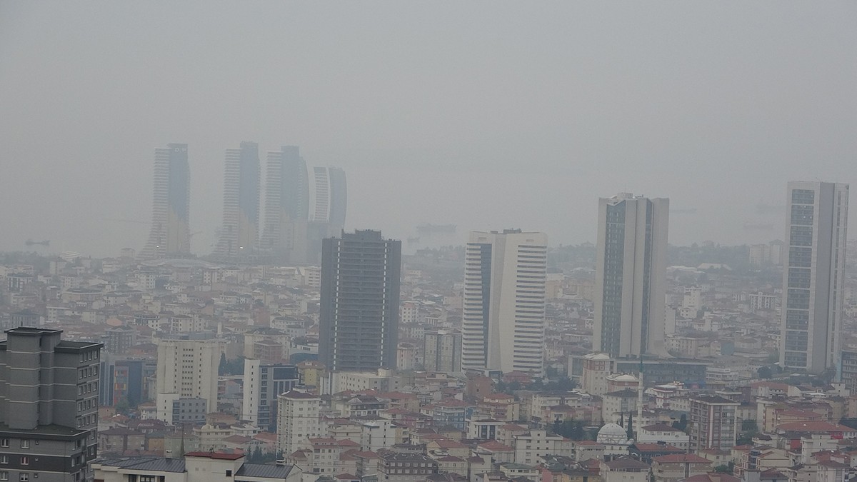 Anadolu Yakası'nın alçak kesimlerinde kirli hava