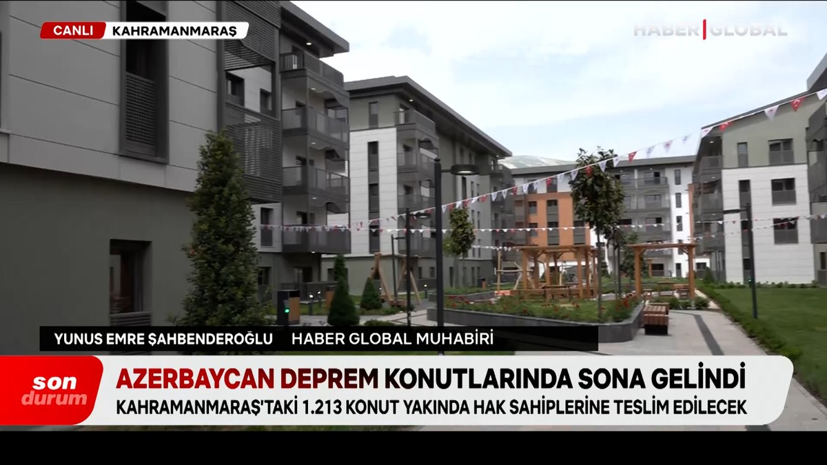 Azerbaycan deprem konutlarında sona gelindi