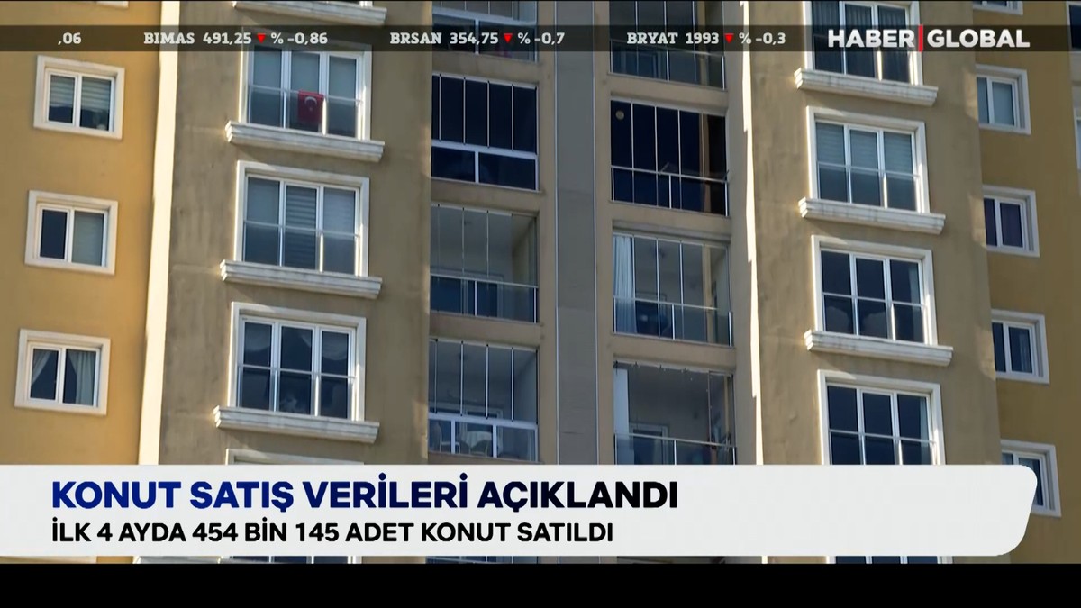 Konut satış verileri açıklandı