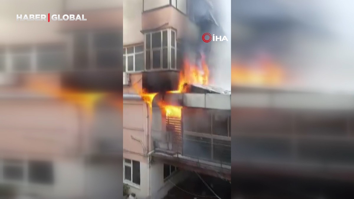 Şişli’de bir restoranda yangın paniği