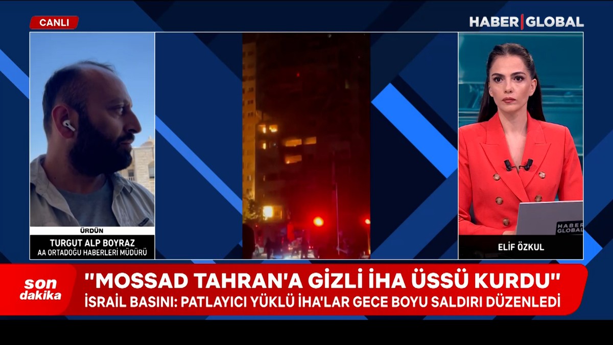 Haber Global canlı yayınında Ürdün'den siren sesleri yükseldi!