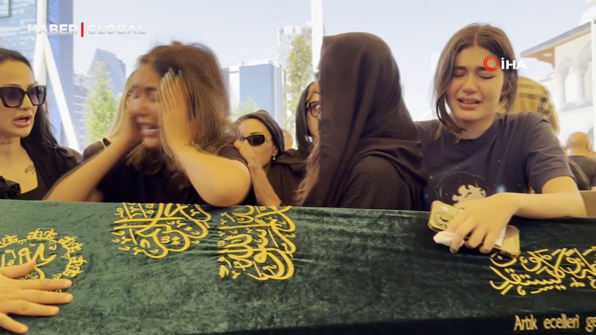 Nihal Candan son yolculuğuna uğurlanırken, ailesi sinir krizi geçirdi
