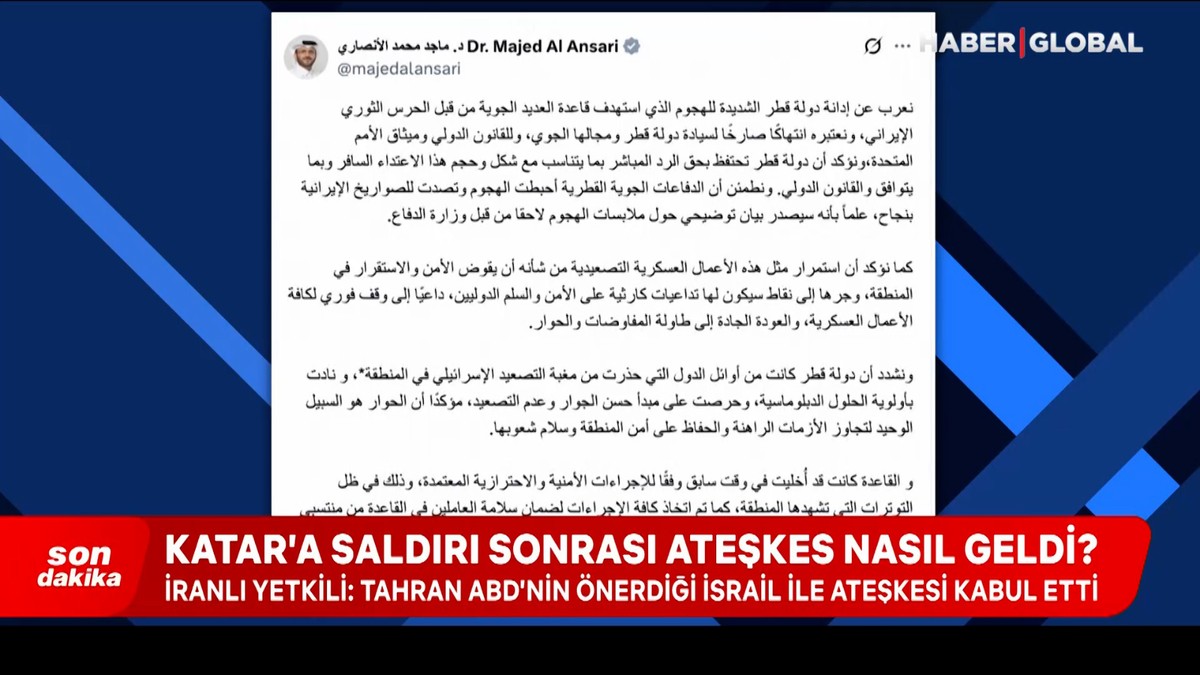Katar’a saldırı sonrası ateşkes nasıl geldi?