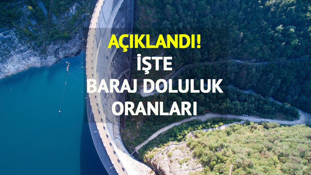 Baraj doluluk oranları belli oldu: İşte 8 Temmuz 2025 İstanbul 'İSKİ baraj doluluk oranları'