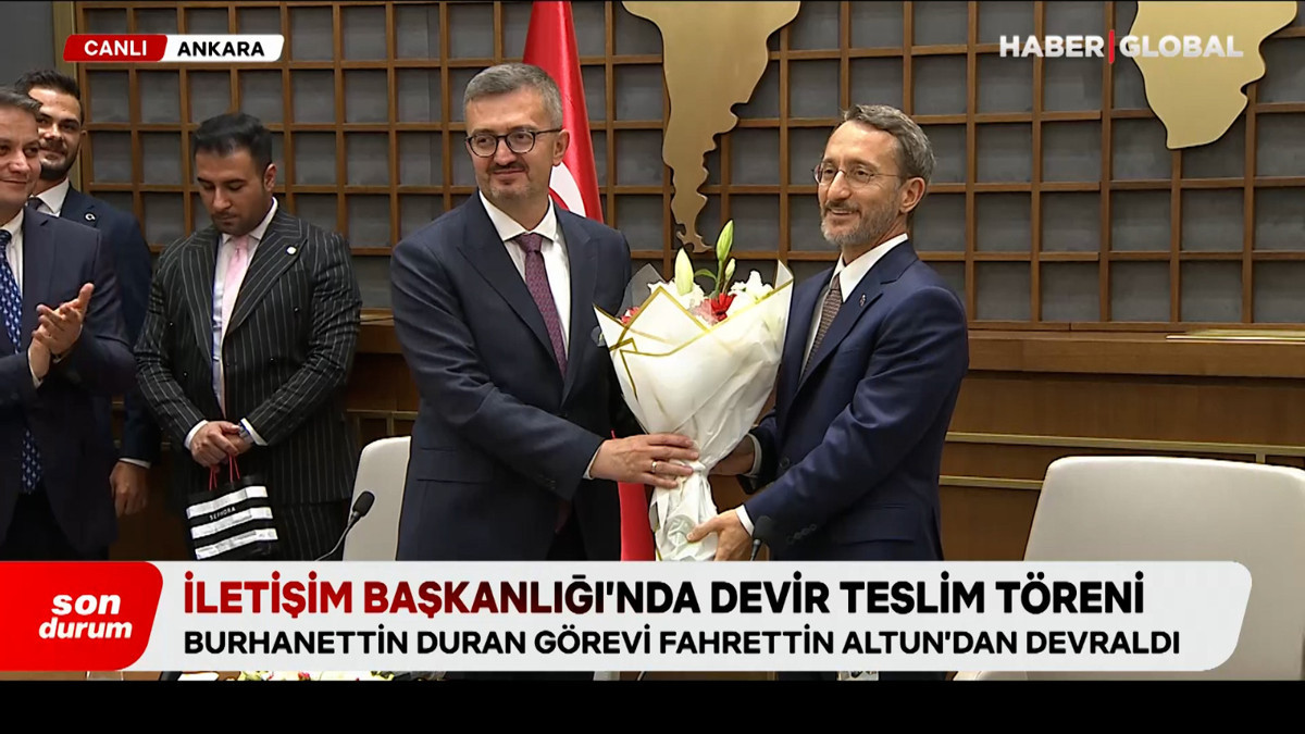 İletişim Başkanlığı'nda devir teslim töreni