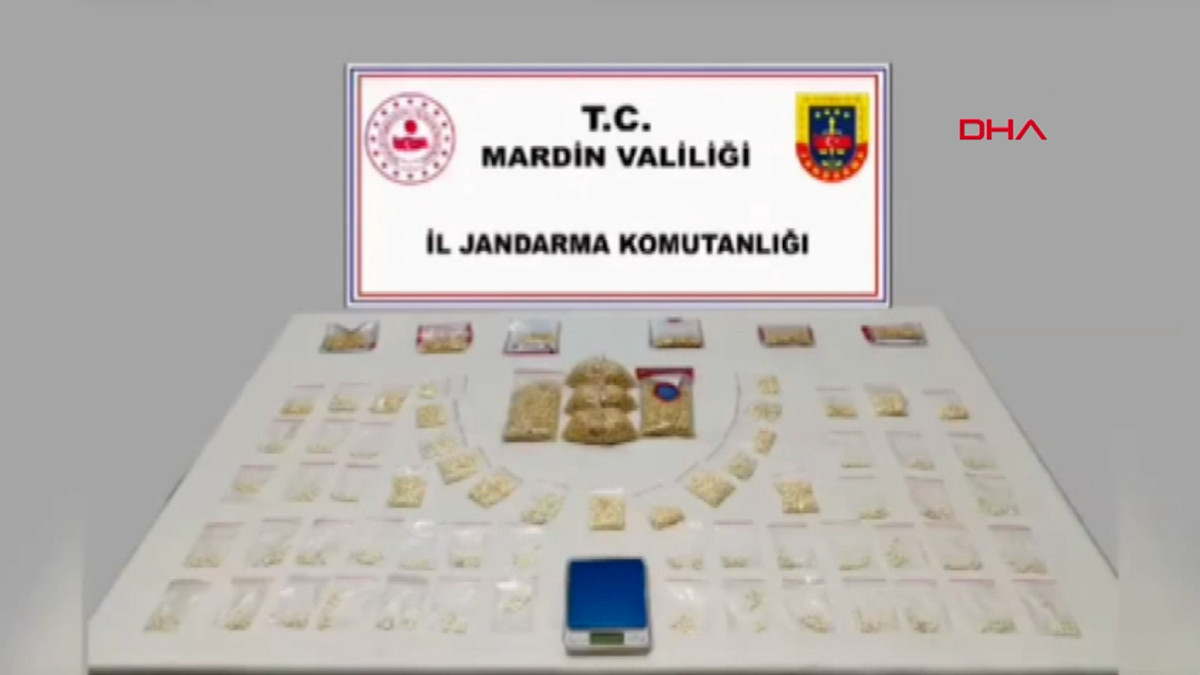 Mardin’de 11 bin uyuşturucu hap ele geçirildi: 1 gözaltı