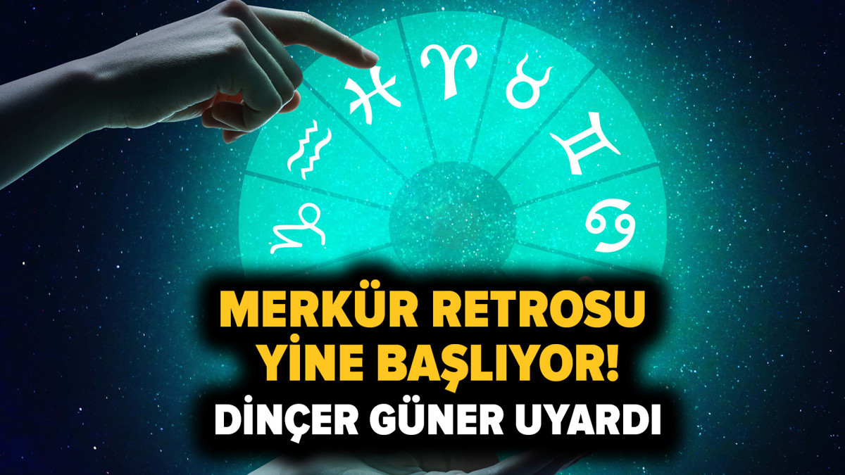 Eyvah... Merkür retrosu yine başlıyor! Dinçer Güner uyardı