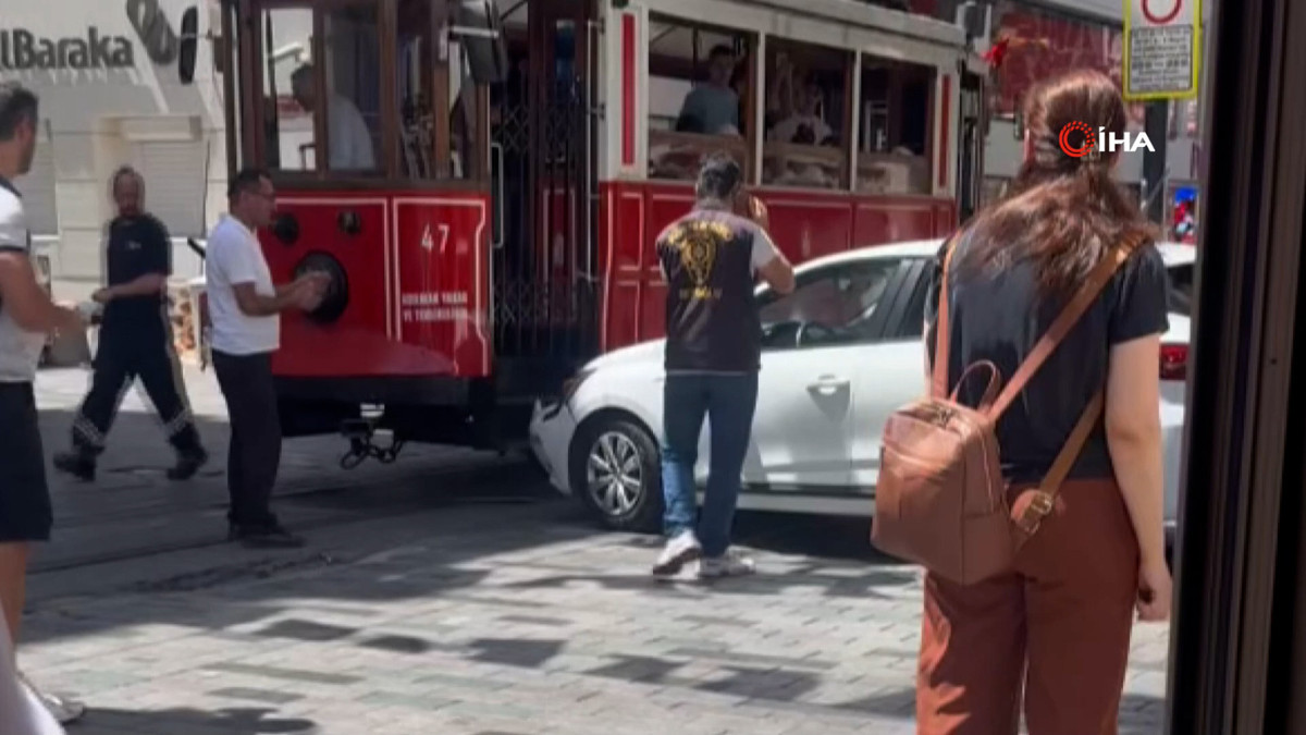 İstiklal Caddesi'nde ilginç olay!