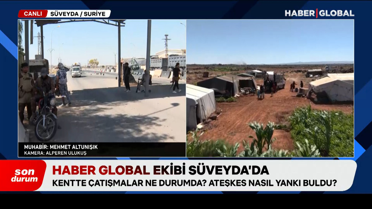 Suriye'de son durum ne? Haber Global ekibi Süveyda'da