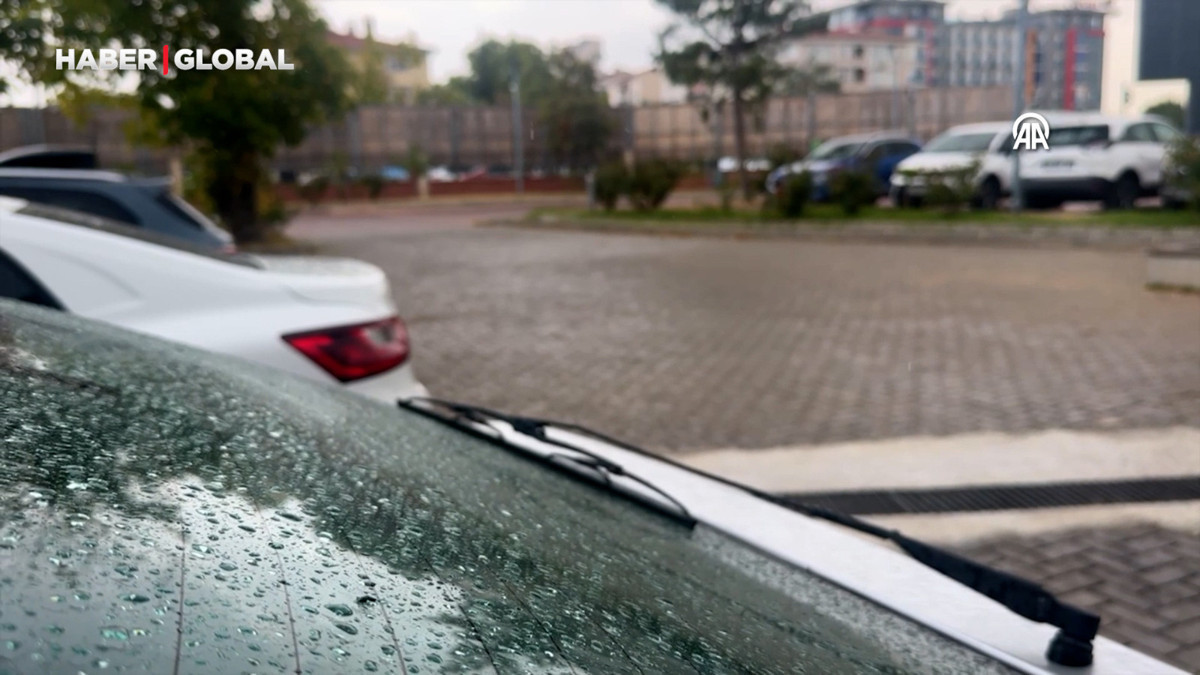 Edirne'de sağanak serinletti