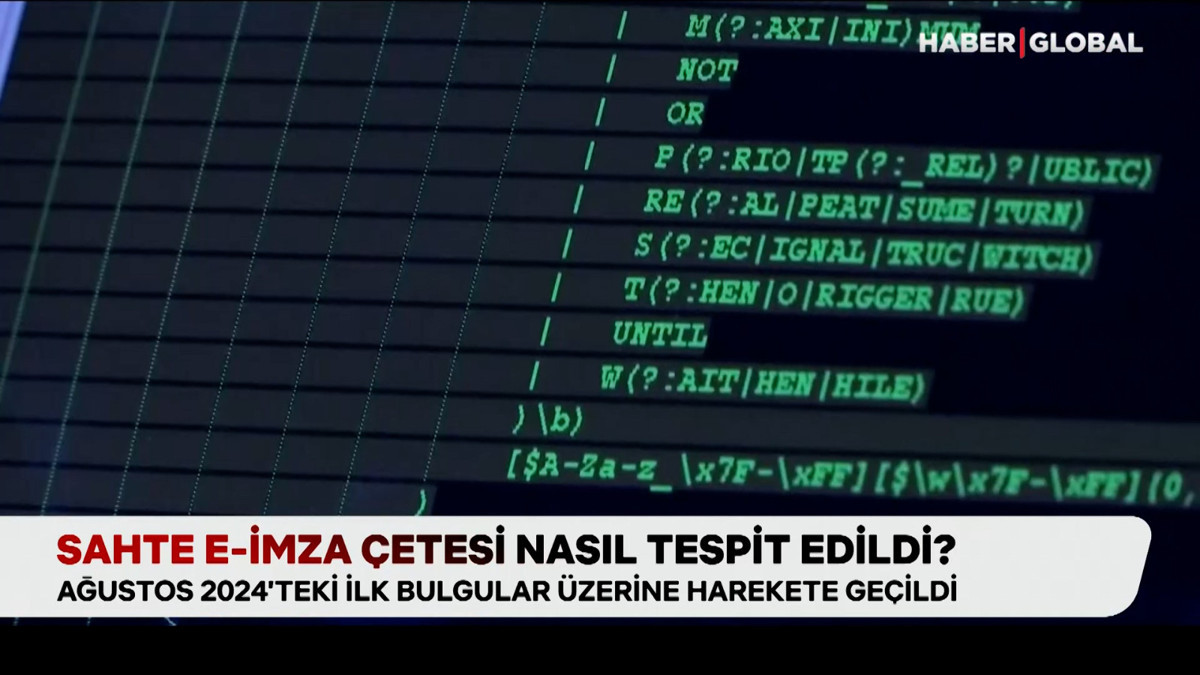 Sahte E-imza çetesi nasıl tespit edildi?