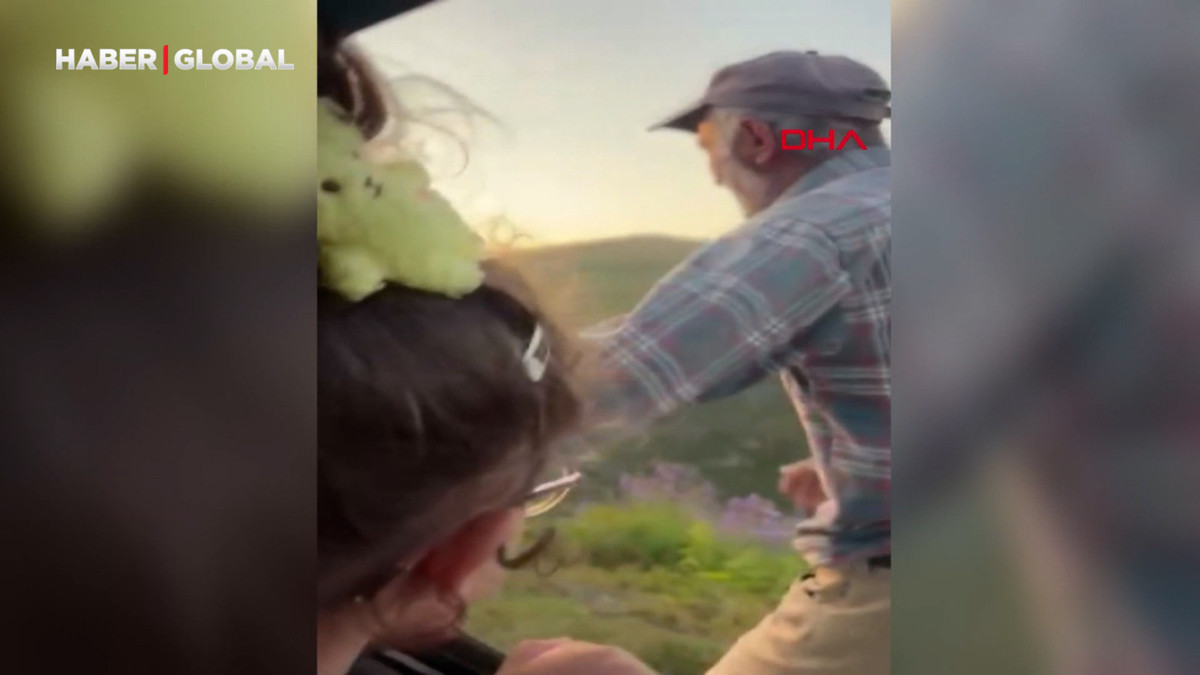 Sosyal medyada herkesi duygulandırmıştı, o dede ile torun buluştu