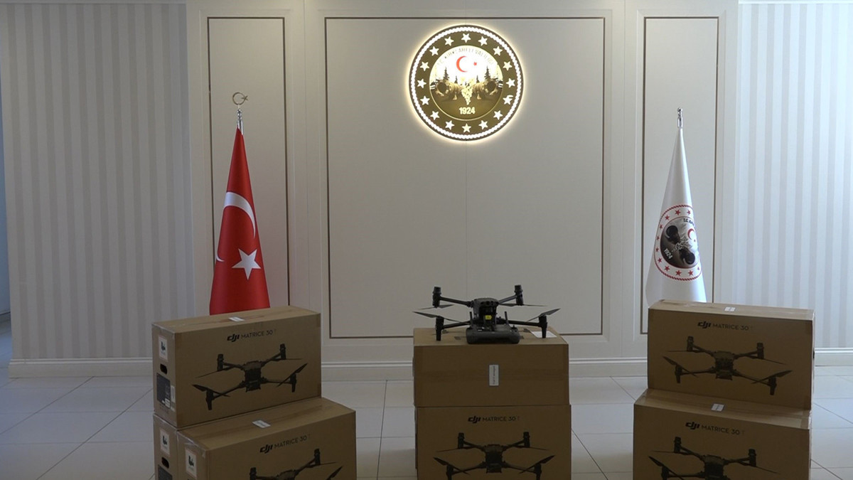 Kırklareli'de sınır güvenliğine İHA desteği