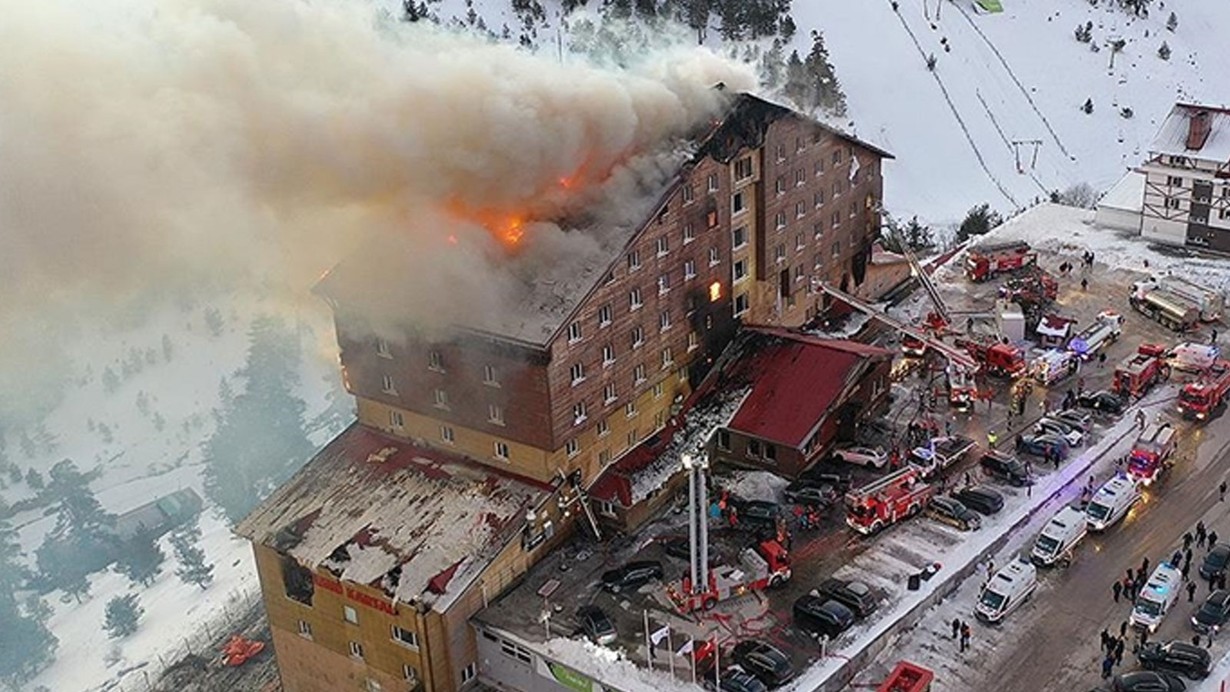 Kartalkaya'daki otel yangınının ayrıntılı hasar tespit raporu savcılığa sunuldu