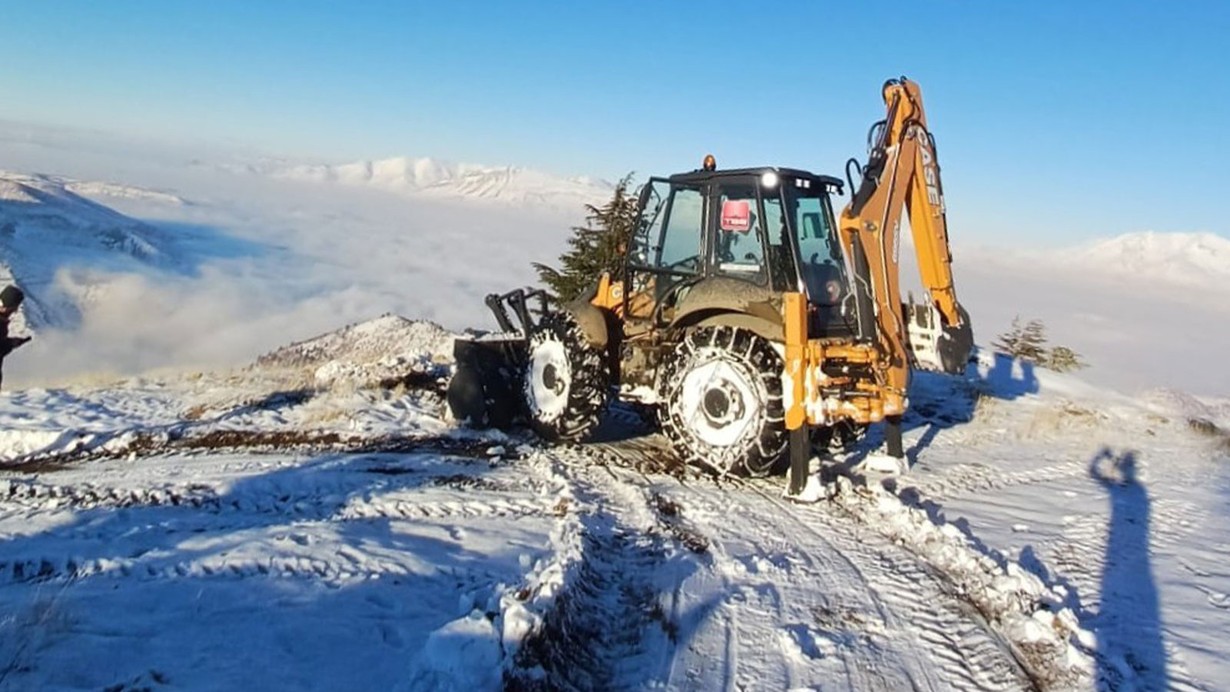 Kahramanmaraş'ta eğitime kar engeli
