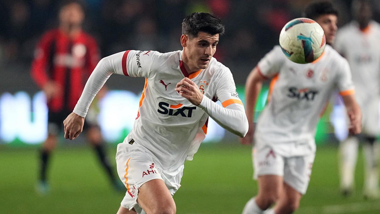 Kasımpaşa Galatasaray maçı, Morata ilk 11'de değil!