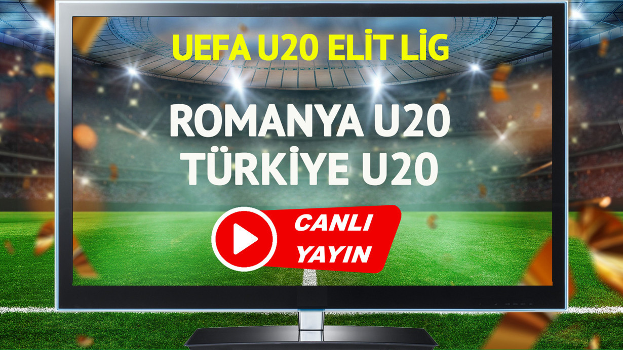 CANLI YAYIN | Romanya U20 Türkiye U20 Maçı