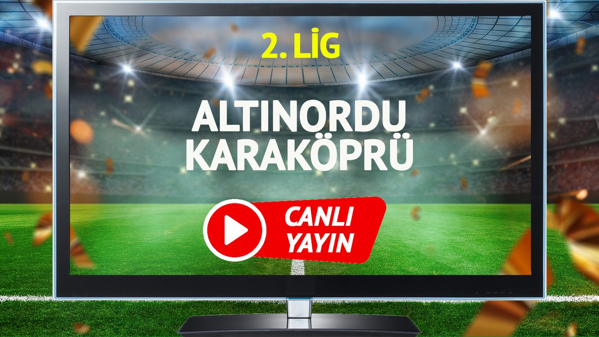 CANLI YAYIN | Altınordu Karaköprü Maçı