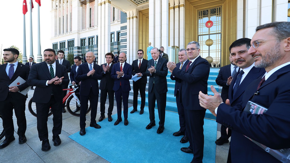 Erdoğan, "60. Cumhurbaşkanlığı Türkiye Bisiklet Turu"nun tanıtımına katıldı