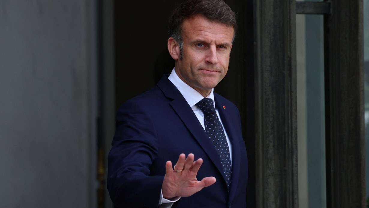 Macron: Gazze'deki sivillerin yaşadığı çile sona ermeli