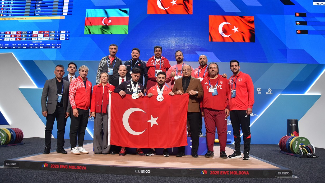 Milliler, Avrupa Halter Şampiyonası'nda üçüncü günde 6 madalya kazandı