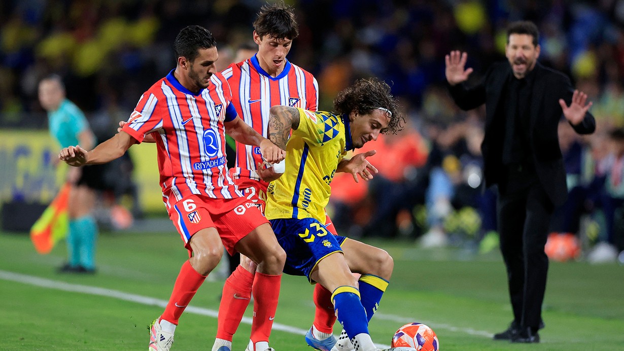 Atletico Madrid'e Las Palmas deplasmanında soğuk duş