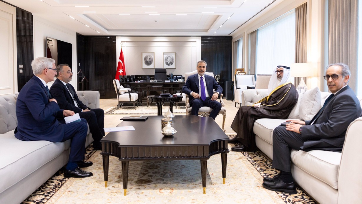 Bakan Fidan, Kuveyt Dışişleri Bakan Yardımcısı Al Sabah'ı Ankara'da kabul etti