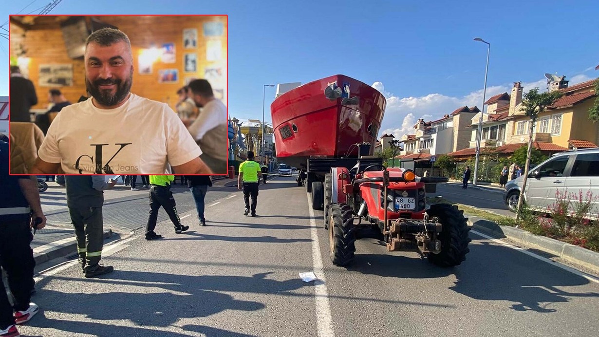 Muğla'da feci ölüm: Traktörle taşınan tekneden düşüp hayatını kaybetti
