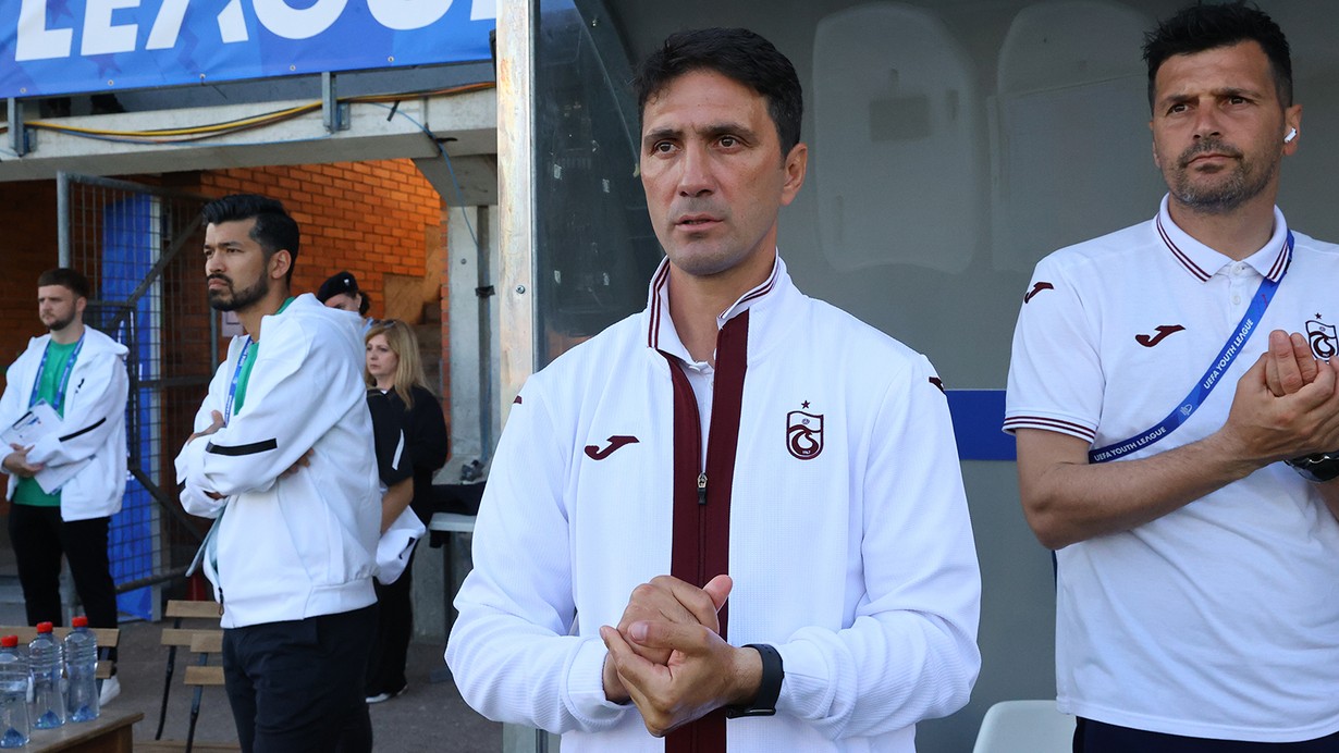 Trabzonspor 19 Yaş Altı Futbol Takımı Teknik Direktörü Eyüp Saka: "Oyuncularıma çok gururlu ve mutlu olmaları gerektiğini söyledim"