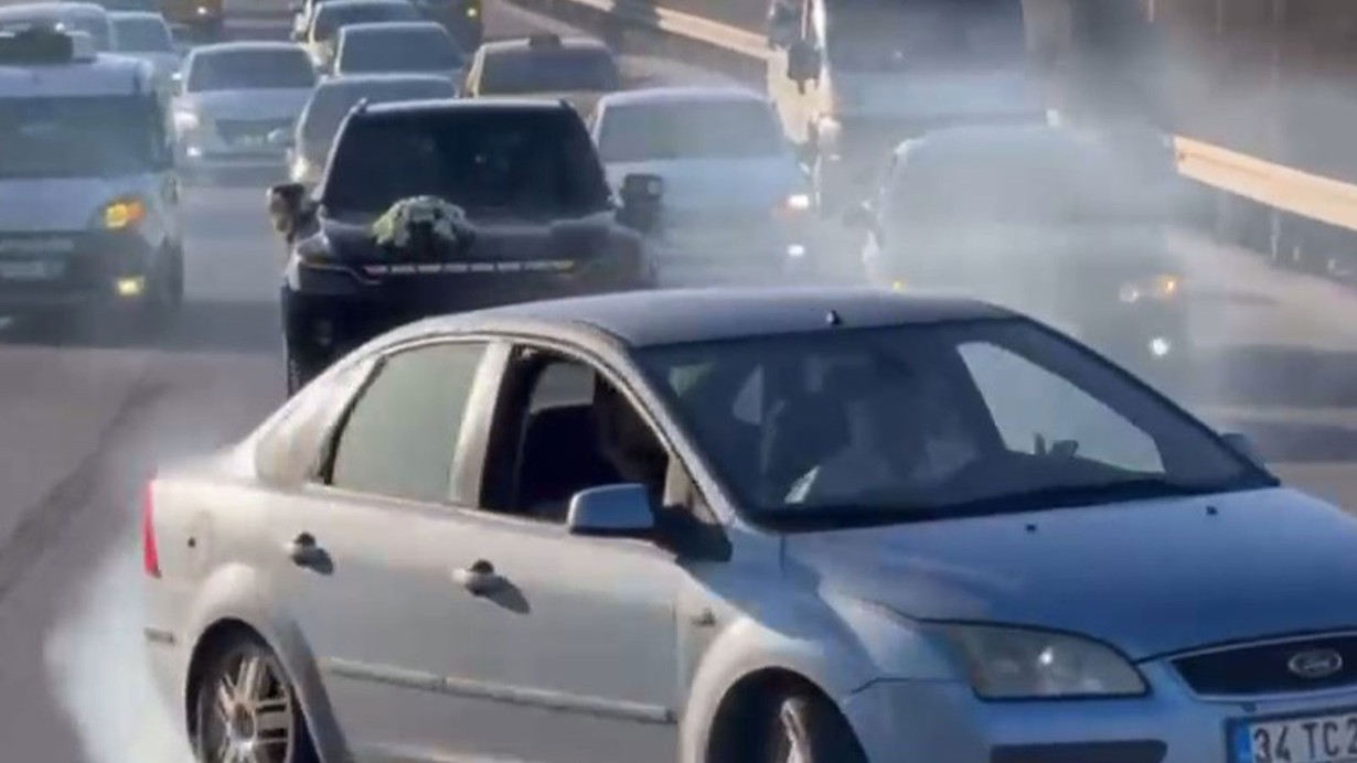 Düğün konvoyunda drift yapan sürücüye 46 bin TL ceza