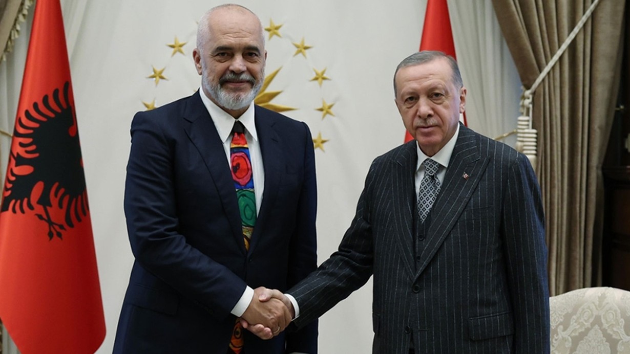 Cumhurbaşkanı Erdoğan, Arnavutluk Başbakanı Edi Rama ile görüştü