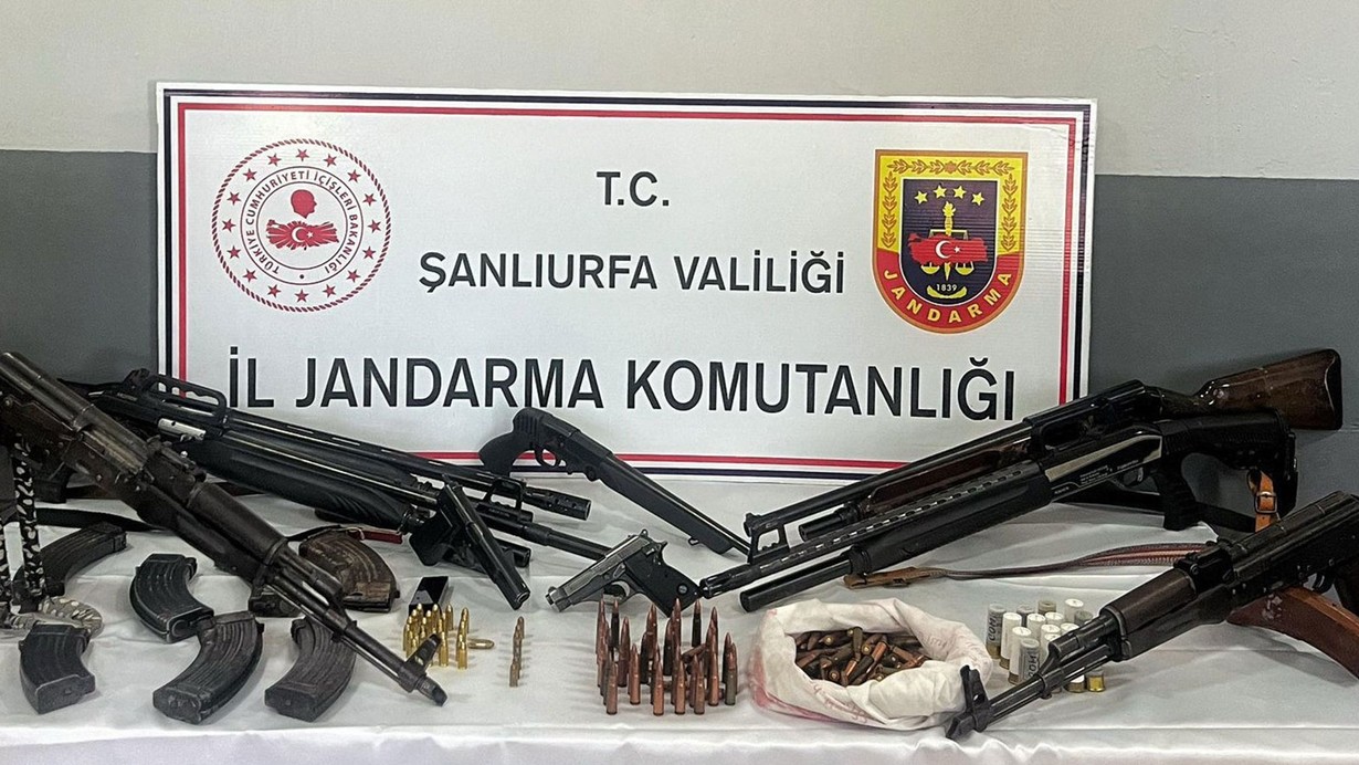 Şanlıurfa'da silah kaçakçılığı operasyonunda 7 gözaltı