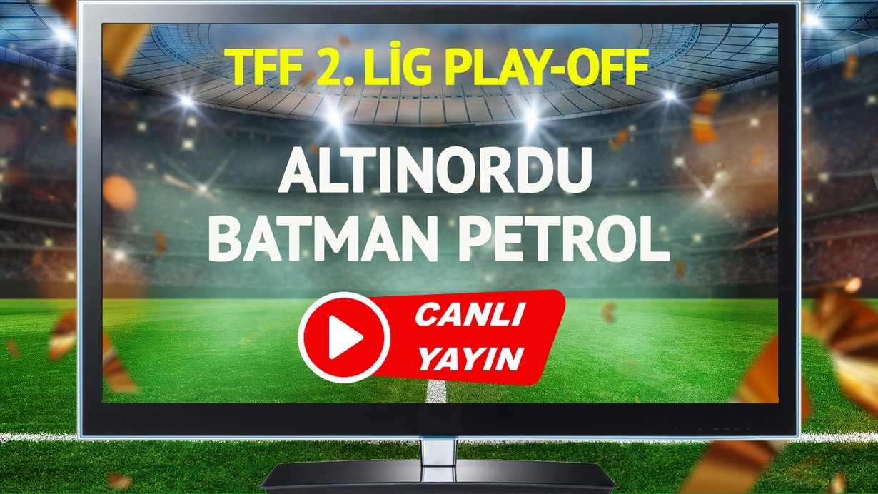 CANLI YAYIN | Altınordu Batman Petrolspor Maçı