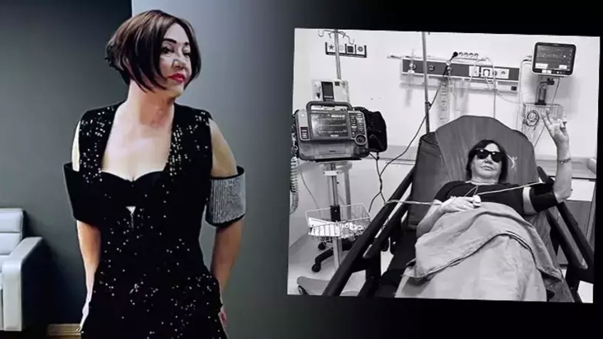 Ünlü şarkıcı hastaneye kaldırıldı!