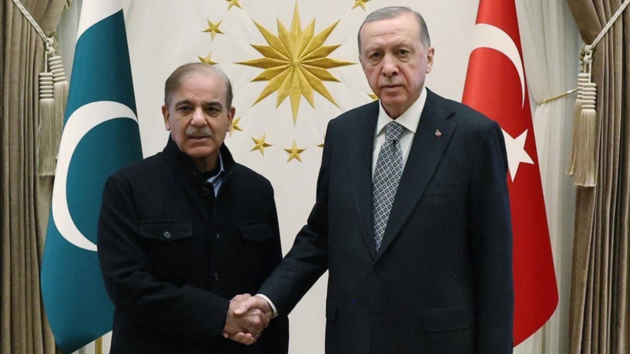 Erdoğan, Şahbaz Şerif ile görüştü