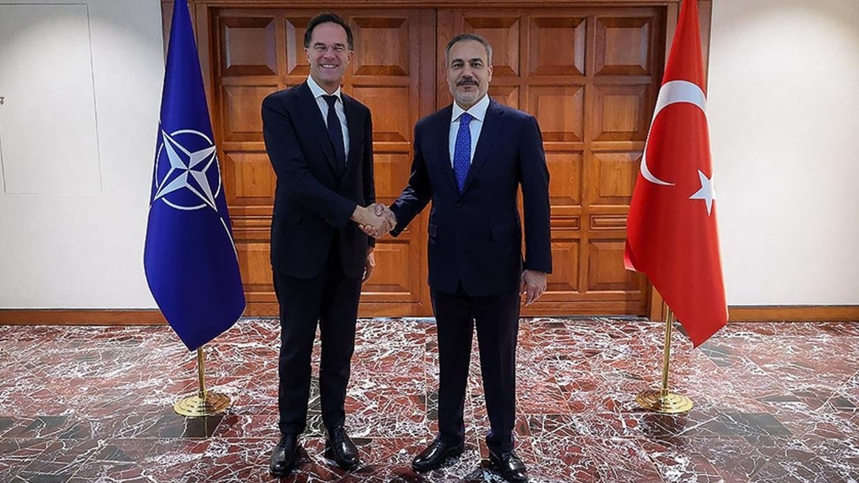 Bakan Fidan, NATO Genel Sekreteri Rutte ile görüştü