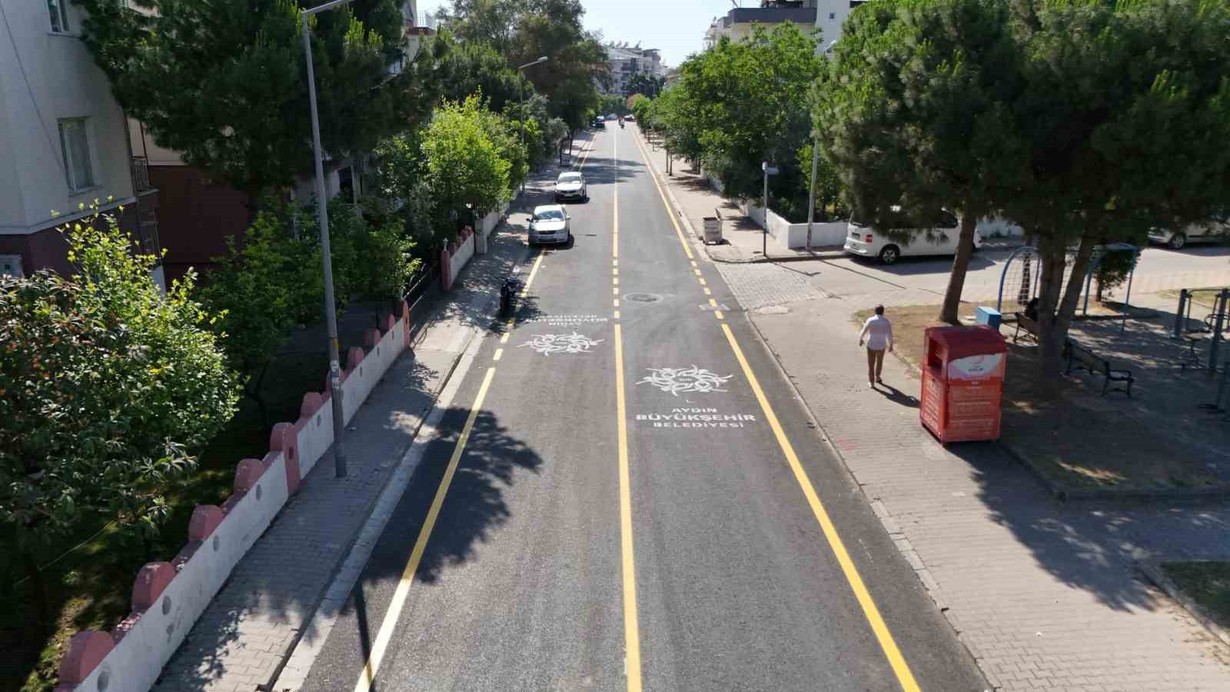 Aydın'da yol yapım ve yenileme çalışmaları