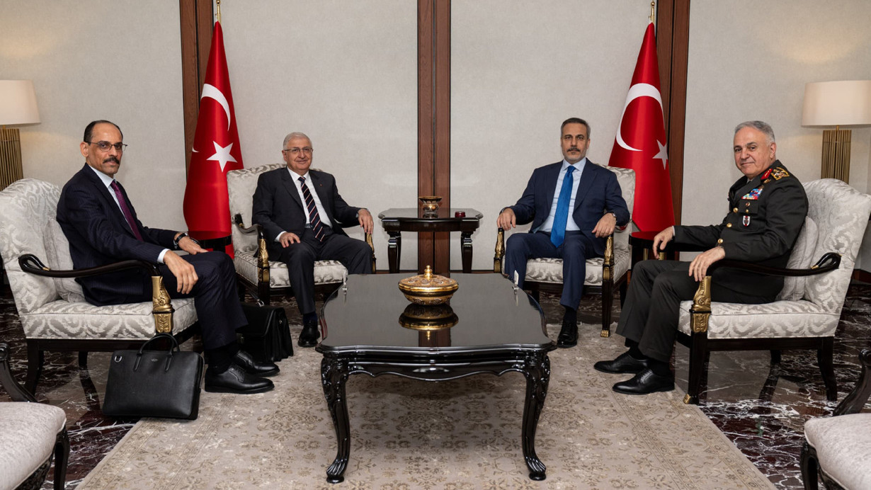 Ankara'da kritik güvenlik zirvesi: Fidan, Güler, Gürak ve Kalın bir araya geldi