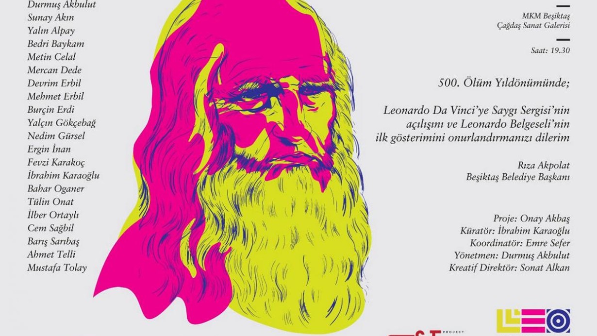 Leonardo da Vinci, 500. ölüm yıldönümünde Beşiktaş'ta sergiyle anılıyor