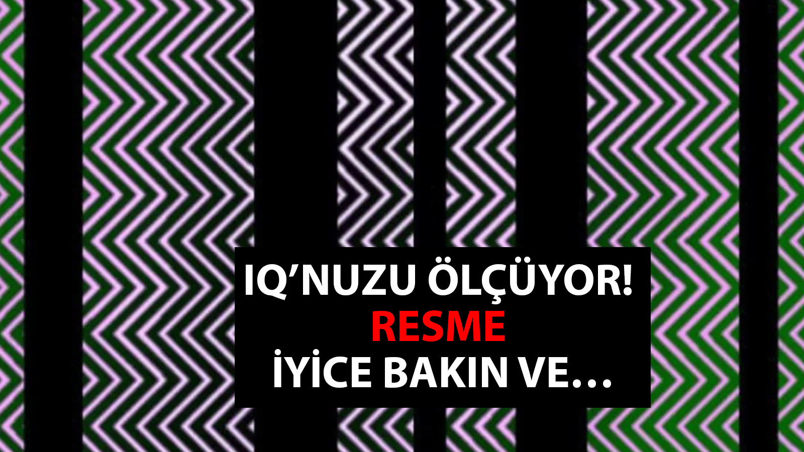 Bu kişilik testi IQ’nuzu ölçüyor! Resme iyice bakın ve…