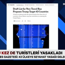 Trump bu kez turistleri yasaklıyor! 43 ülkeye yasak geliyor, 11'i kırmızı listede
