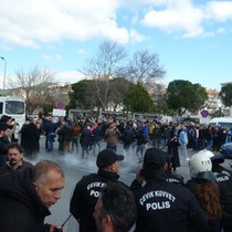 Muğla'da Ekrem İmamoğlu protestosu