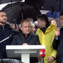 Trabzon'da CHP'liler Ekrem İmamoğlu için toplandı