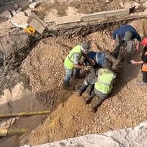 Bursa’da altyapı çalışmaları sırasında 1 işçi toprak altında kaldı