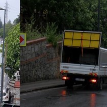 Üsküdar'da yola akaryakıt döküldü, art arda kazalar oldu