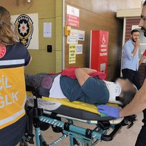 Üzüm yaprağı toplarken çatıdan düştü